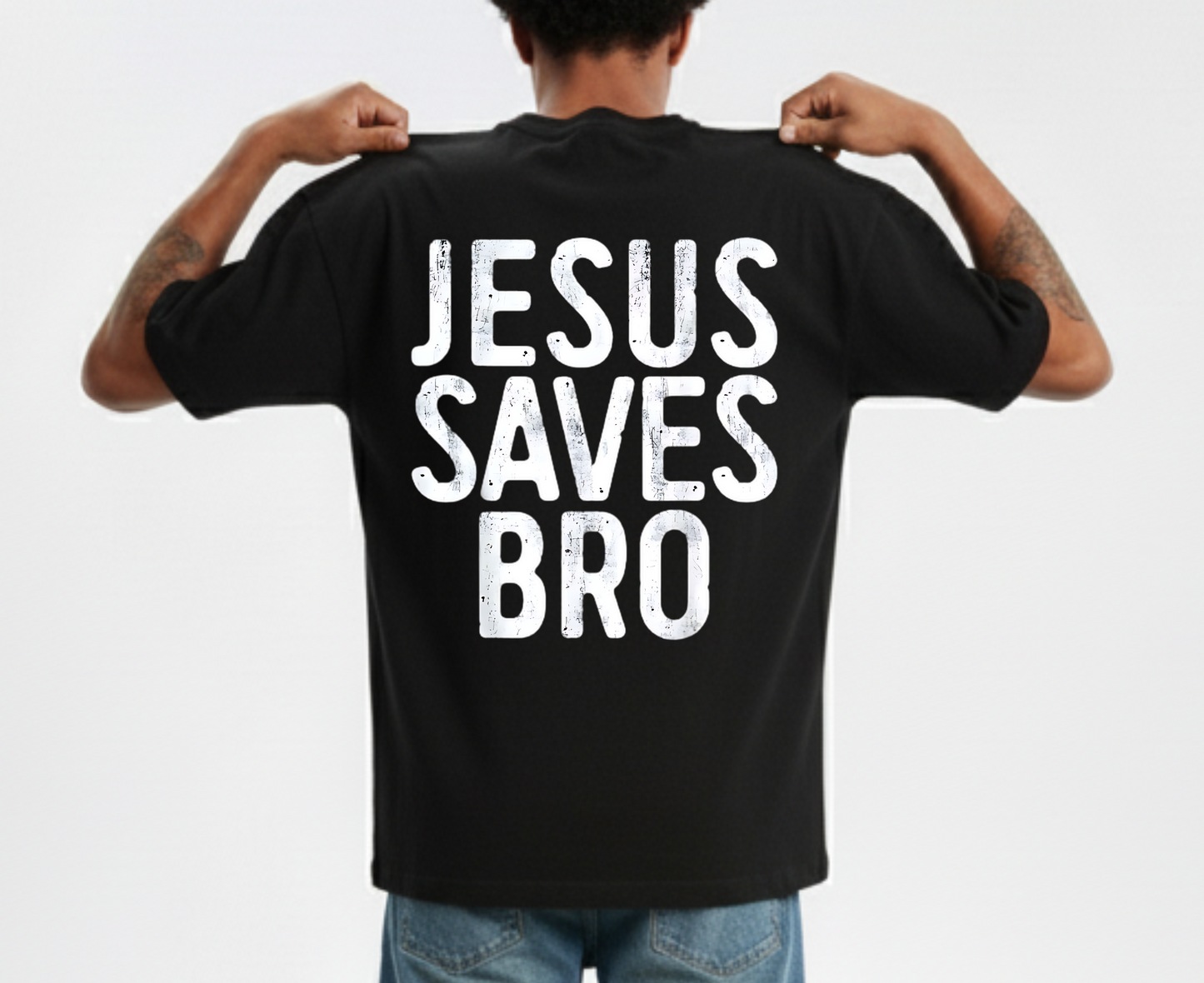 Jesus Saves Bro - Christian T-shirt