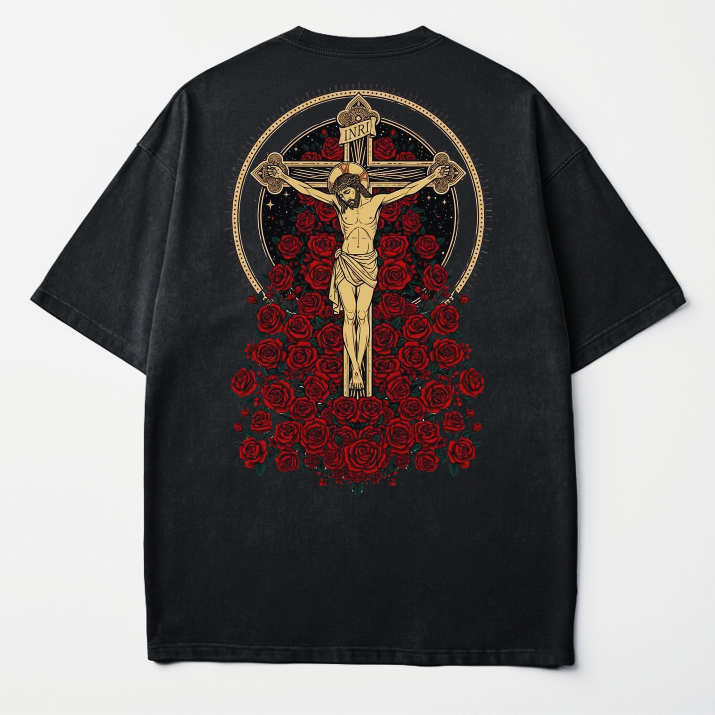 Jesus Crucifix and Roses