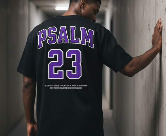 Lord is My Shepherd Psalms 23  - Christian T-shirt