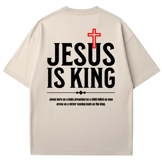 Jesus Is King  - Printed  T-shirt