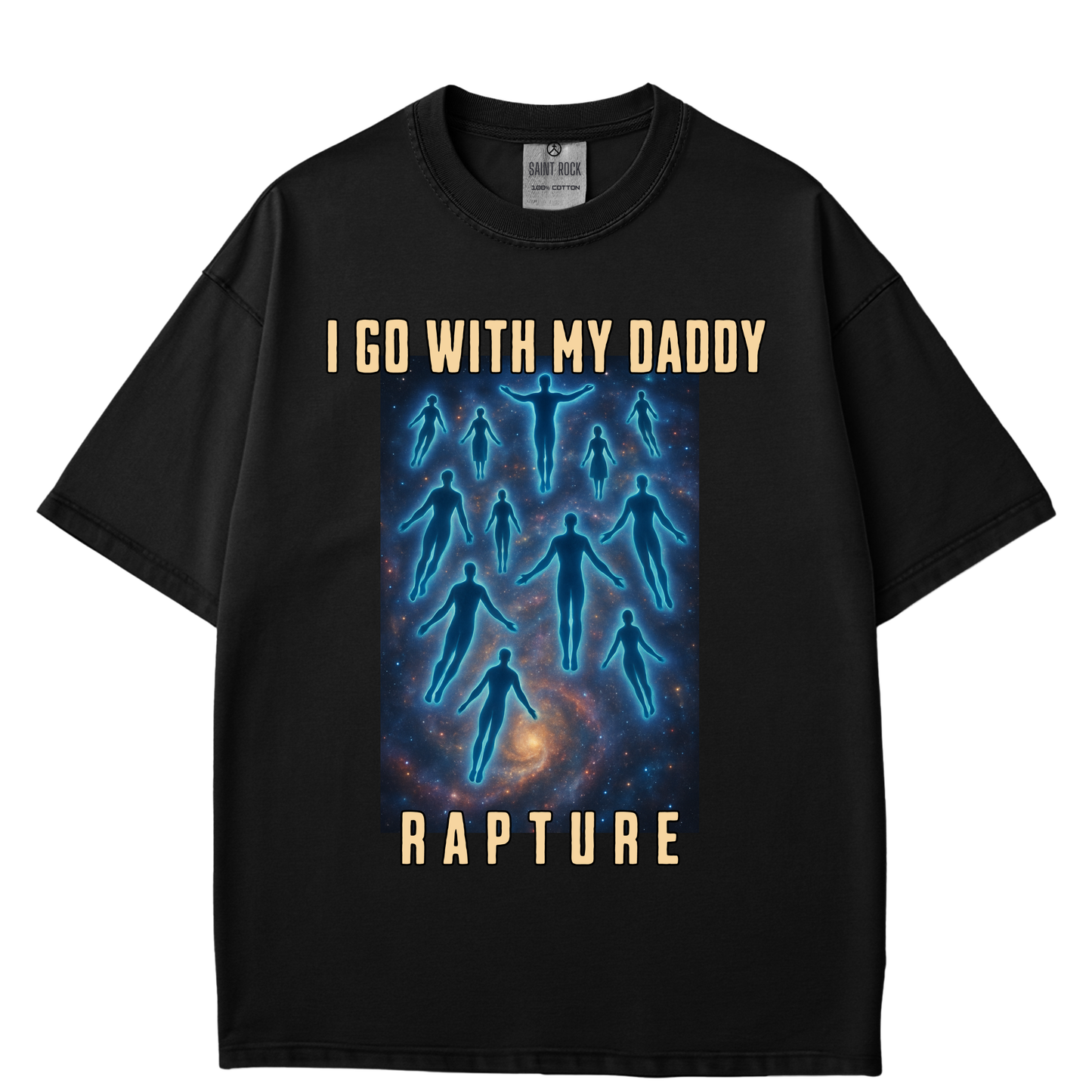 I Go With My Daddy Rapture  - Printed T-shirt