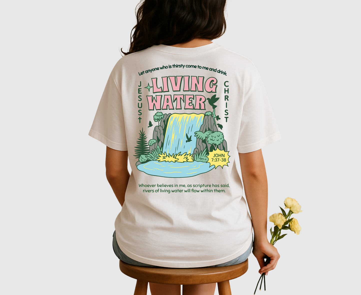 Living Water - Printed T-Shirt