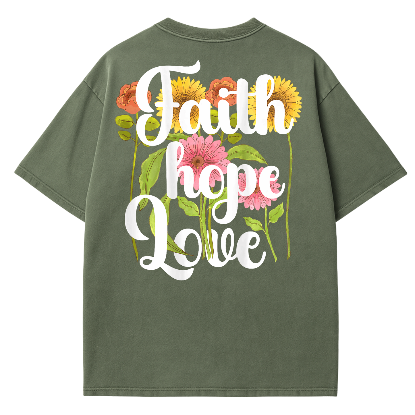 Faith Hope Love - Christian T-shirt