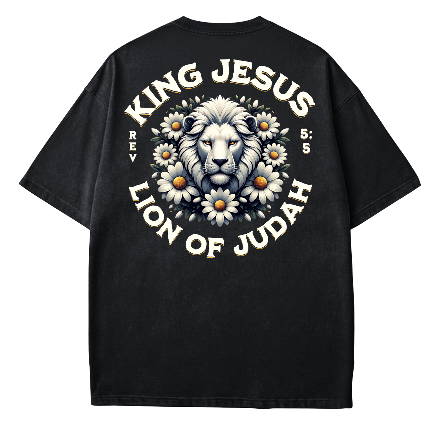 King Jesus Lion of Judah - Printed T-shirt