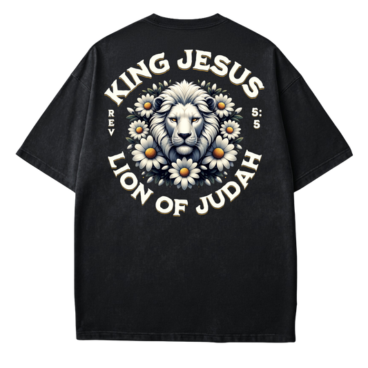 King Jesus Lion of Judah - Printed T-shirt