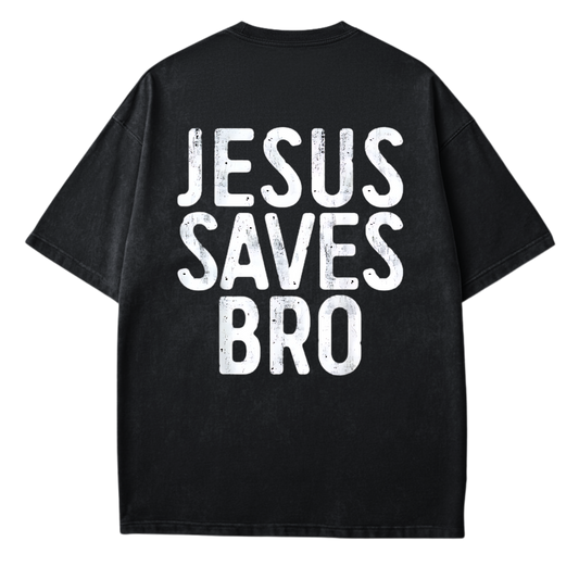 Jesus Saves Bro - Christian T-shirt