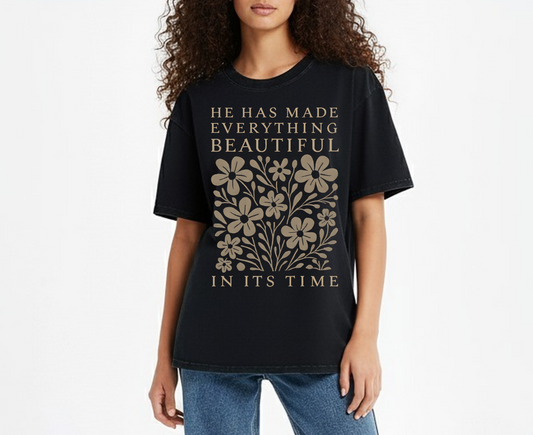 Everything Beautiful in It's Time - Christian T-shirt