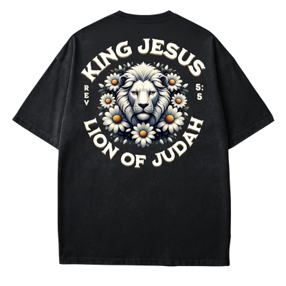 King Jesus Lion of Judah - Printed T-shirt